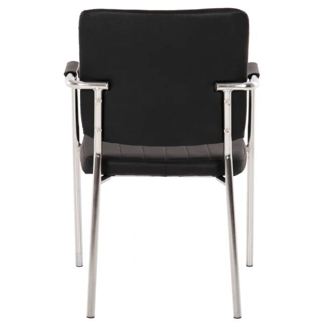 ΚΑΡΕΚΛΑ QUESTA ΜΕ ΜΠΡΑΤΣΑ HM1070.01 ΜΑΥΡΗ 54x62x84 εκ.