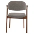 ΚΑΡΕΚΛΑ RIDER HM9734.01 RUBBERWOOD ΣΕ ΚΑΡΥΔΙ-ΥΦΑΣΜΑ ΓΚΡΙ 59x59x83Yεκ.