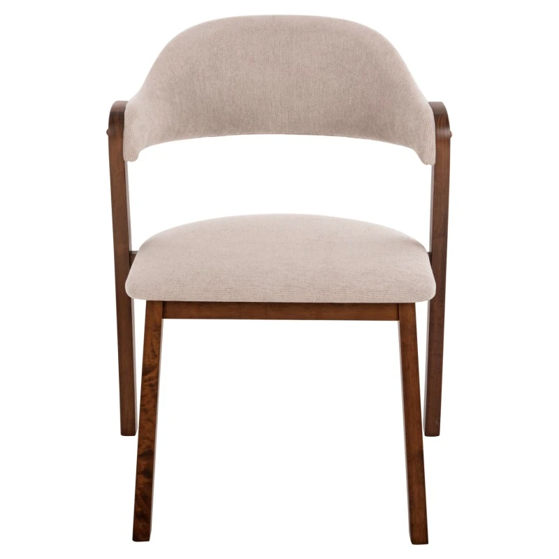 ΚΑΡΕΚΛΑ RIDER HM9734.02 RUBBERWOOD ΣΕ ΚΑΡΥΔΙ-ΥΦΑΣΜΑ ΕΚΡΟΥ 59x59x83Yεκ.
