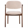 ΚΑΡΕΚΛΑ RIDER HM9734.02 RUBBERWOOD ΣΕ ΚΑΡΥΔΙ-ΥΦΑΣΜΑ ΕΚΡΟΥ 59x59x83Yεκ.