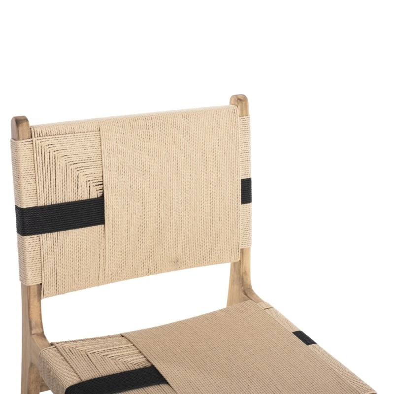 ΚΑΡΕΚΛΑ RUBBERWOOD ΚΑΙ ΣΧΟΙΝΙ ΣΕ ΦΥΣΙΚΟ RUSTIC 49X59X86Yεκ.HM9323.01