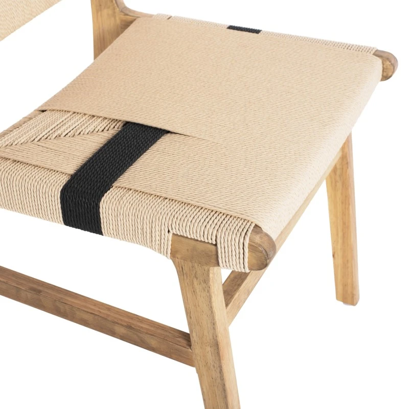 ΚΑΡΕΚΛΑ RUBBERWOOD ΚΑΙ ΣΧΟΙΝΙ ΣΕ ΦΥΣΙΚΟ RUSTIC 49X59X86Yεκ.HM9323.01