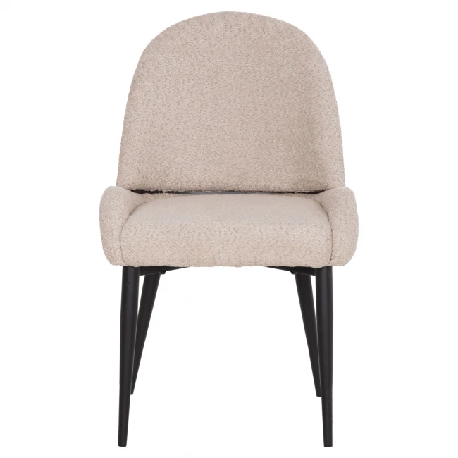 ΚΑΡΕΚΛΑ SARKY HM8585.02 ΥΦΑΣΜΑ ΜΠΟΥΚΛΕ ΕΚΡΟΥ ΜΕ ΜΕΤΑΛΛΙΚΑ ΠΟΔΙΑ 55x62x89Yεκ.