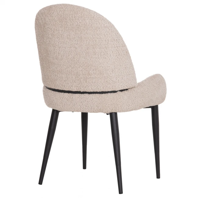 ΚΑΡΕΚΛΑ SARKY HM8585.02 ΥΦΑΣΜΑ ΜΠΟΥΚΛΕ ΕΚΡΟΥ ΜΕ ΜΕΤΑΛΛΙΚΑ ΠΟΔΙΑ 55x62x89Yεκ.