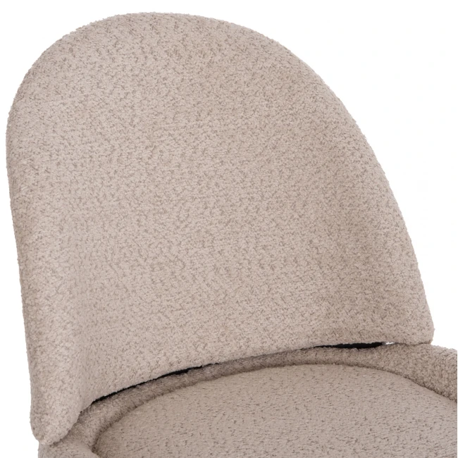 ΚΑΡΕΚΛΑ SARKY HM8585.02 ΥΦΑΣΜΑ ΜΠΟΥΚΛΕ ΕΚΡΟΥ ΜΕ ΜΕΤΑΛΛΙΚΑ ΠΟΔΙΑ 55x62x89Yεκ.