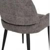 ΚΑΡΕΚΛΑ SARKY HM8585.11 ΥΦΑΣΜΑ ΜΠΟΥΚΛΕ ΓΚΡΙ ΜΕ ΜΕΤΑΛΛΙΚΑ ΠΟΔΙΑ 56x64x88Yεκ.