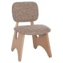 ΚΑΡΕΚΛΑ ΤΡΑΠΕΖΑΡΙΑΣ BELLISI HM18248.01 ΚΑΦΕ ΥΦΑΣΜΑ-PLYWOOD ΧΡΩΜΑ ΔΡΥΟΣ 53x56x78Υεκ.