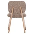 ΚΑΡΕΚΛΑ ΤΡΑΠΕΖΑΡΙΑΣ BELLISI HM18248.01 ΚΑΦΕ ΥΦΑΣΜΑ-PLYWOOD ΧΡΩΜΑ ΔΡΥΟΣ 53x56x78Υεκ.
