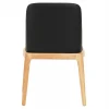 KΑΡΕΚΛΑ ΤΡΑΠΕΖΑΡΙΑΣ FURLAN HM9944.01 RUBBERWOOD-ΜΑΥΡΟ PU 54,5x58x86Υεκ