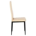 ΚΑΡΕΚΛΑ ΜΕΤΑΛΛΙΚΗ LADY HM0037.25 ΚΑΠΟΥΤΣΙΝΟ PU ΜΕΤΑΛΛΙΚΟ ΣΚΕΛΕΤΟ K/D 42x44x95εκ.