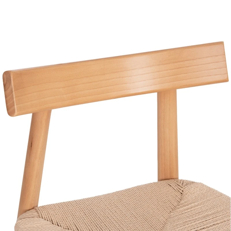 KΑΡΕΚΛΑ ΤΡΑΠΕΖΑΡΙΑΣ OSORIO HM18335.01 RUBBERWOOD & ΣΧΟΙΝΙ ΣΕ ΦΥΣΙΚΟ 51x55x74Υεκ