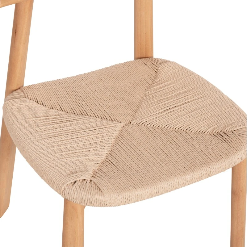 KΑΡΕΚΛΑ ΤΡΑΠΕΖΑΡΙΑΣ OSORIO HM18335.01 RUBBERWOOD & ΣΧΟΙΝΙ ΣΕ ΦΥΣΙΚΟ 51x55x74Υεκ