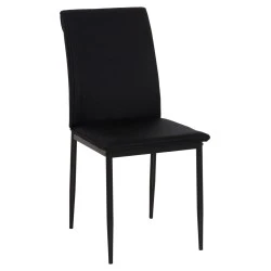 ΚΑΡΕΚΛΑ ΤΡΑΠΕΖΑΡΙΑΣ PERKY HM18347.02 ΜΑΥΡΟ ΥΦΑΣΜΑ & ΜΕΤΑΛΛΙΚΑ ΠΟΔΙΑ 44x60x87Υεκ