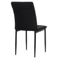 ΚΑΡΕΚΛΑ ΤΡΑΠΕΖΑΡΙΑΣ PERKY HM18347.02 ΜΑΥΡΟ ΥΦΑΣΜΑ & ΜΕΤΑΛΛΙΚΑ ΠΟΔΙΑ 44x60x87Υεκ
