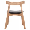 KΑΡΕΚΛΑ ΤΡΑΠΕΖΑΡΙΑΣ SEKAN HM18245.04 RUBBERWOOD-ΜΑΥΡΟ PU 60x54x72Υεκ
