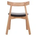 KΑΡΕΚΛΑ ΤΡΑΠΕΖΑΡΙΑΣ SEKAN HM18245.04 RUBBERWOOD-ΜΑΥΡΟ PU 60x54x72Υεκ