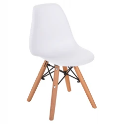 ΚΑΡΕΚΛΑ TWIST KID HM8453.01 ΞΥΛΙΝΑ ΠΟΔΙΑ Κ ΚΑΘΙΣΜΑ PP ΛΕΥΚΟ 31x34x55.5Υεκ