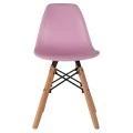 ΚΑΡΕΚΛΑ TWIST KID ΤΜΧ.HM8453.05 ΞΥΛΙΝΑ ΠΟΔΙΑ & ΚΑΘΙΣΜΑ ΡΟΖ PP 30,5Χ33Χ59 ΕΚ