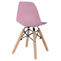ΚΑΡΕΚΛΑ TWIST KID ΤΜΧ.HM8453.05 ΞΥΛΙΝΑ ΠΟΔΙΑ & ΚΑΘΙΣΜΑ ΡΟΖ PP 30,5Χ33Χ59 ΕΚ