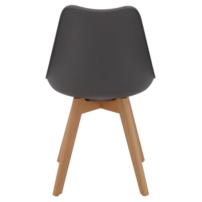 ΚΑΡΕΚΛΑ VEGAS HM0033.03 ΜΕ ΞΥΛΙΝΑ ΠΟΔΙΑ ΚΑΙ ΜΕ ΚΑΘΙΣΜΑ ΣΚΟΥΡΟ ΓΚΡΙ