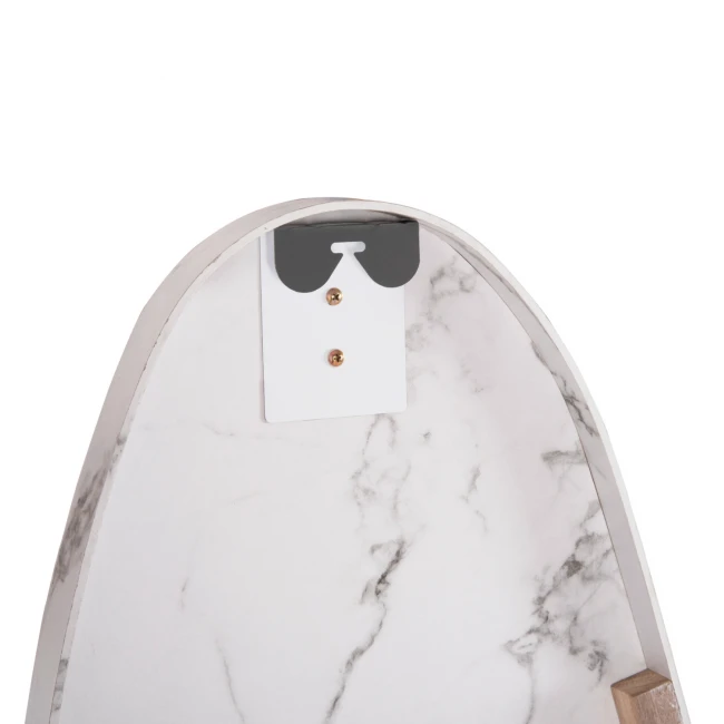 ΚΑΘΡΕΠΤΗΣ ΤΟΙΧΟΥ CRITHER HM4486.05 ΜΕ ΠΛΑΙΣΙΟ MDF ΣΕ WHITE MARBLE ΧΡΩΜΑ 49x140Υεκ.