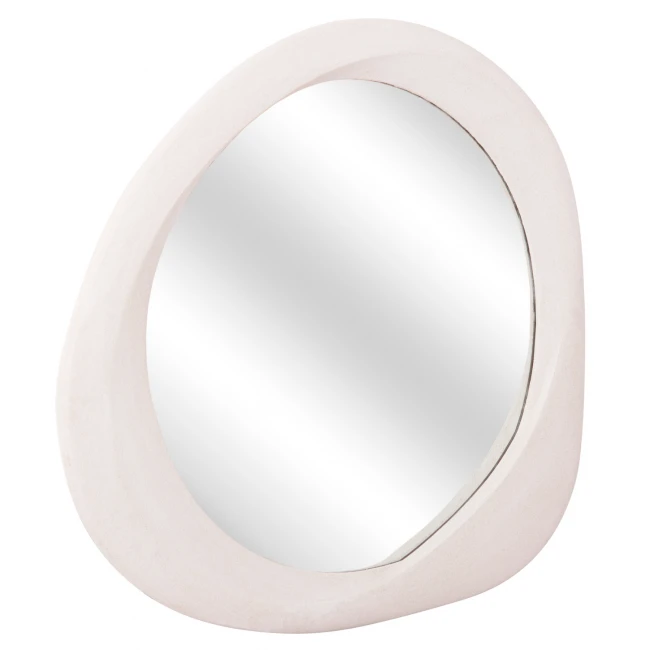 ΚΑΘΡΕΠΤΗΣ ΤΟΙΧΟΥ ΟΒΑΛ ΣΕΙΡΑ SANTORINI HM4511 MDF ΣΕ ΥΠΟΛΕΥΚΟ 82x3,5x74Υεκ