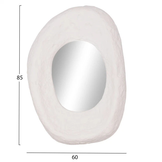 ΚΑΘΡΕΠΤΗΣ ΤΟΙΧΟΥ RIFFE HM4695.02 FIBER CEMENT ΛΕΥΚΟ 60x13x85Υεκ.