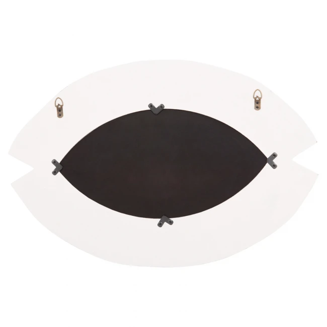 ΚΑΘΡΕΠΤΗΣ ΤΟΙΧΟΥ ΣΕΙΡΑ SANTORINI HM4529 MDF ΥΠΟΛΕΥΚΟ-ΔΙΑΚΟΣΜΗΣΗ ΣΕ ΜΠΕΖ 81x1,8x54Υεκ.