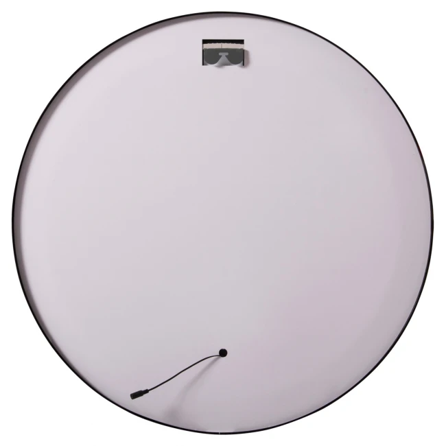 ΚΑΘΡΕΠΤΗΣ ΤΟΙΧΟΥ ΣΤΡΟΓΓΥΛΟΣ ROUNDER HM4503.01 ΑΛΟΥΜΙΝΙΟ ΣΕ ΜΑΥΡΟ-ΦΩΤΙΣΜΟΣ LED Φ80εκ.