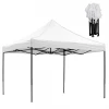 ΚΙΟΣΚΙ/GAZEBO MATTHEW HM6310 ΠΤΥΣΣΟΜΕΝΟ-ΣΚΕΛΕΤΟΣ ΜΕΤΑΛ.ΜΑΥΡΟΣ-ΛΕΥΚΟ ΥΦΑΣΜΑ 3x3x3,10Yμ