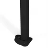 ΚΙΟΣΚΙ/GAZEBO MATTHEW HM6310 ΠΤΥΣΣΟΜΕΝΟ-ΣΚΕΛΕΤΟΣ ΜΕΤΑΛ.ΜΑΥΡΟΣ-ΛΕΥΚΟ ΥΦΑΣΜΑ 3x3x3,10Yμ