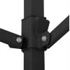 ΚΙΟΣΚΙ/GAZEBO MATTHEW HM6310 ΠΤΥΣΣΟΜΕΝΟ-ΣΚΕΛΕΤΟΣ ΜΕΤΑΛ.ΜΑΥΡΟΣ-ΛΕΥΚΟ ΥΦΑΣΜΑ 3x3x3,10Yμ
