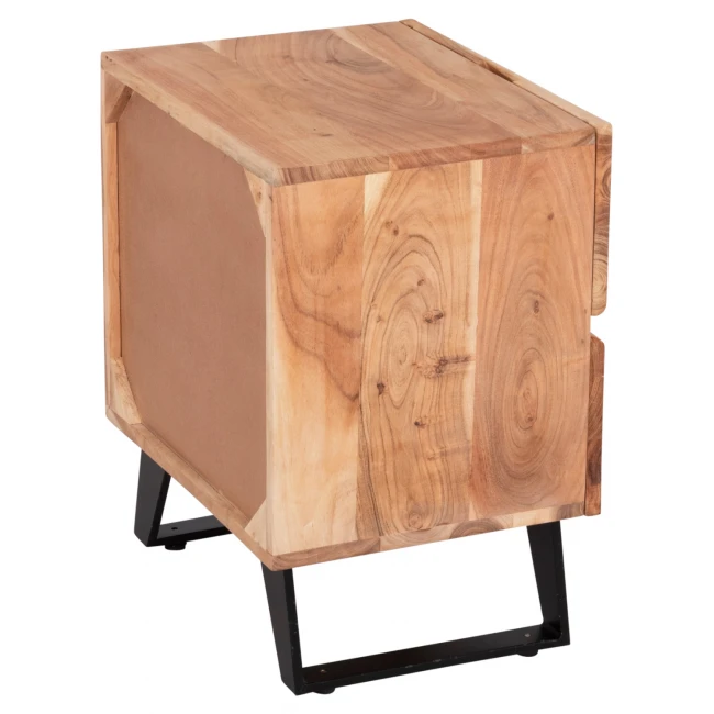 ΚΟΜΟΔΙΝΟ ALICIA ΑΠΟ ΜΑΣΙΦ ΞΥΛΟ ΑΚΑΚΙΑΣ HM8360.11 45x35x56Y εκ.