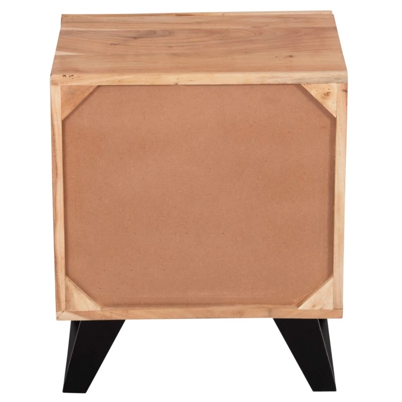 ΚΟΜΟΔΙΝΟ ALICIA HM8360.11 ΑΠΟ ΜΑΣΙΦ ΞΥΛΟ ΑΚΑΚΙΑΣ 45x35x56Yεκ.