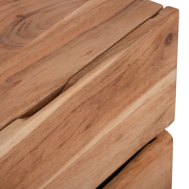 ΚΟΜΟΔΙΝΟ ALICIA ΑΠΟ ΜΑΣΙΦ ΞΥΛΟ ΑΚΑΚΙΑΣ HM8360.11 45x35x56Y εκ.