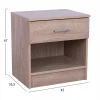 ΚΟΜΟΔΙΝΟ ΜΕ 1 ΣΥΡΤΑΡΙ LANEY SONAMA 45x35,5x47Υ εκ. HM2345.01