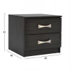 ΚΟΜΟΔΙΝΟ ΜΕ 2 ΣΥΡΤΑΡΙΑ ΚΑΙ ΧΕΡΟΥΛΙ ASHLYN HM2235.01 ZEBRANO 48x40x42Yεκ.