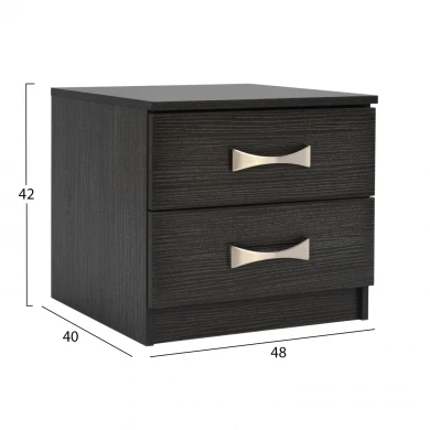ΚΟΜΟΔΙΝΟ ΜΕ 2 ΣΥΡΤΑΡΙΑ ΚΑΙ ΧΕΡΟΥΛΙ ASHLYN HM2235.01 ZEBRANO 48x40x42Yεκ.
