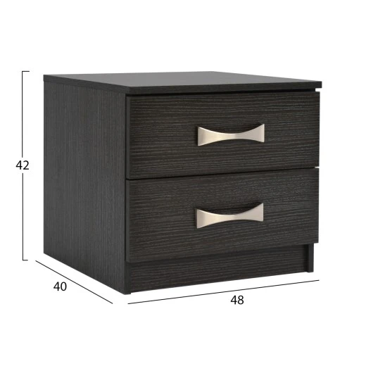 ΚΟΜΟΔΙΝΟ ΜΕ 2 ΣΥΡΤΑΡΙΑ ΚΑΙ ΧΕΡΟΥΛΙ ASHLYN HM2235.01 ZEBRANO 48x40x42Yεκ.