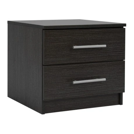 ΚΟΜΟΔΙΝΟ ΜΕΛΑΜΙΝΗΣ CHELSEA HM2220.01 ZEBRANO 48X40,5X41,5 εκ.