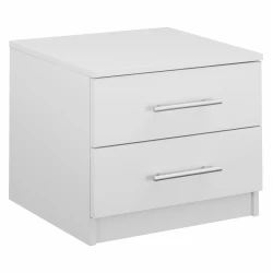 ΚΟΜΟΔΙΝΟ ΜΕΛΑΜΙΝΗΣ CHELSEA HM2220.05 ΛΕΥΚΟ 48x40,5x41,5 εκ.