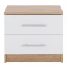 ΚΟΜΟΔΙΝΟ ΜΕΛΑΜΙΝΗΣ HM2220.06 SONAMA - ΛΕΥΚΟ 48x40,5x41,5 εκ.