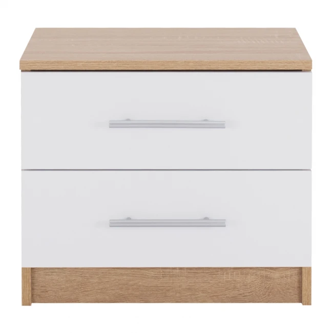 ΚΟΜΟΔΙΝΟ ΜΕΛΑΜΙΝΗΣ HM2220.06 SONAMA - ΛΕΥΚΟ 48x40,5x41,5 εκ.