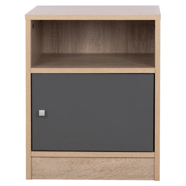 ΚΟΜΟΔΙΝΟ ΜΕΛΑΜΙΝΗΣ MALORY SONAMA-ΓΚΡΙ 40x40x50Yεκ.HM2205.04