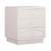 ΚΟΜΟΔΙΝΟ ΣΕΙΡΑ SANTORINI HM18047 MDF ΣΕ ΥΠΟΛΕΥΚΟ ΧΡΩΜΑ-3 ΣΥΡΤΑΡIA 48x38x55,5Υεκ.