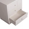 ΚΟΜΟΔΙΝΟ ΣΕΙΡΑ SANTORINI HM18047 MDF ΣΕ ΥΠΟΛΕΥΚΟ ΧΡΩΜΑ-3 ΣΥΡΤΑΡIA 48x38x55,5Υεκ.