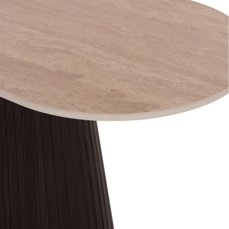 ΚΟΝΣΟΛΑ CATER HM18323 ΚΕΡΑΜΙΚΟ TOP ΟΨΗ ΤΡΑΒΕΡΤΙΝΑΣ-MDF ΒΑΣΗ 120x40x78Υεκ.