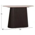 ΚΟΝΣΟΛΑ CATER HM18323 ΚΕΡΑΜΙΚΟ TOP ΟΨΗ ΤΡΑΒΕΡΤΙΝΑΣ-MDF ΒΑΣΗ 120x40x78Υεκ.