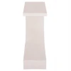 ΚΟΝΣΟΛΑ ΣΕΙΡΑ SANTORINI HM18049 MDF ΣΕ ΥΠΟΛΕΥΚΟ ΧΡΩΜΑ 110x30x70Υεκ.
