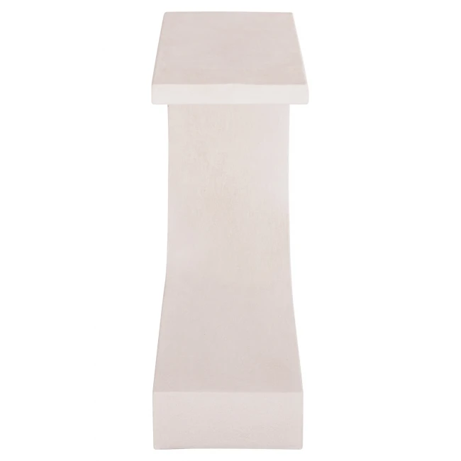 ΚΟΝΣΟΛΑ ΣΕΙΡΑ SANTORINI HM18049 MDF ΣΕ ΥΠΟΛΕΥΚΟ ΧΡΩΜΑ 110x30x70Υεκ.